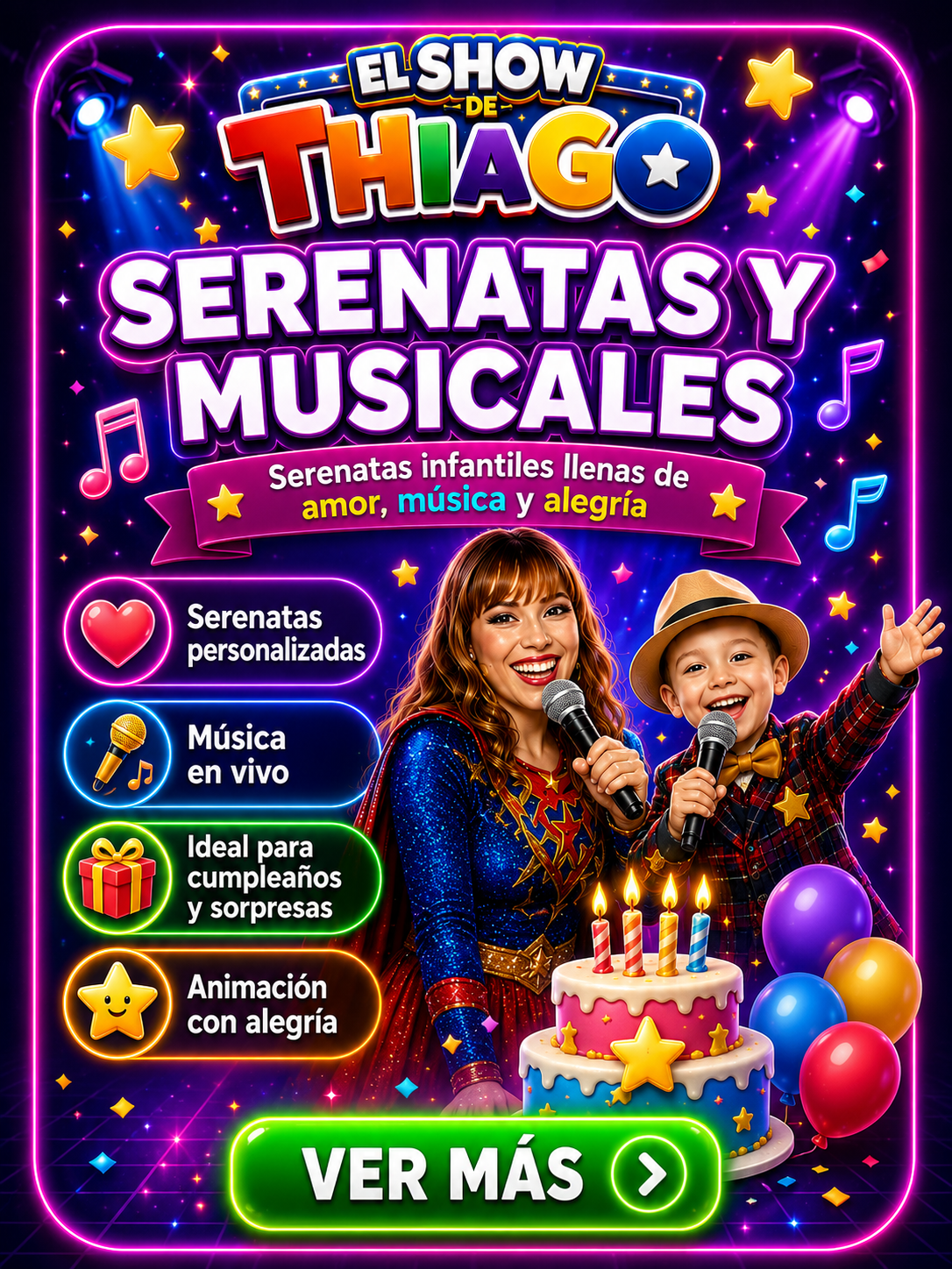 Serenatas y musicales
